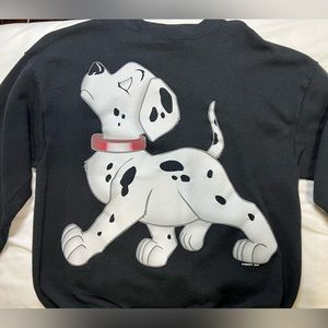 DISNEY 101 Dalmatians Crewneck Sweatshirt Large